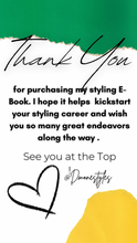 Load image into Gallery viewer, STYLING 101: Guide for Aspiring Stylist