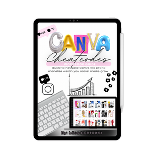 Canva Cheat codes:Guide to navigate Canva like pro to monetize watch you social media grow