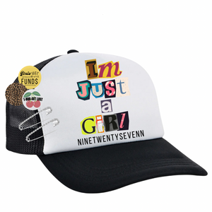 JUST A GIRL CAP( PINS SOLD SEPARATELY )