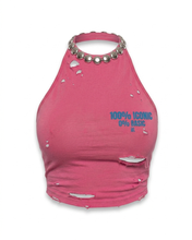 Load image into Gallery viewer, 100% Iconic Distressed Top
