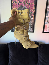 Load image into Gallery viewer, AZALEA WANG TEAIRA BELT BOOTIE IN KHAKI
