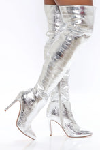 Load image into Gallery viewer, Only For You Metallic Over The Knee
